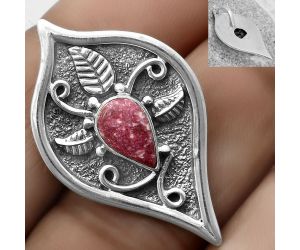 Natural Pink Thulite - Norway Pendant SDP121421 P-1707, 6x9 mm