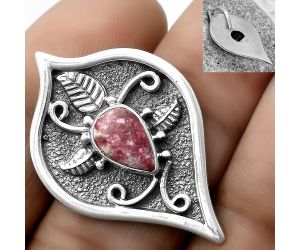 Natural Pink Thulite - Norway Pendant SDP121460 P-1707, 7x10 mm