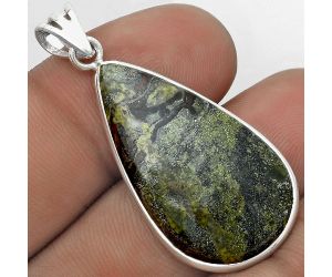 Dragon Blood Stone - South Africa Pendant SDP122734 P-1001, 17x31 mm