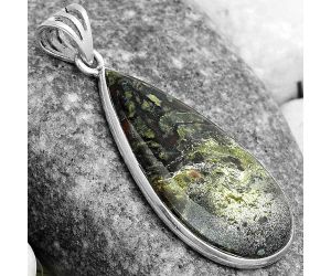 Dragon Blood Stone - South Africa Pendant SDP122823 P-1001, 18x33 mm