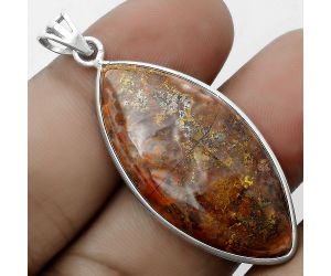 Natural Rare Cady Mountain Agate Pendant SDP122867 P-1001, 18x37 mm