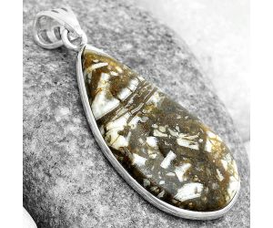 Natural Wild Horse Jasper Pendant SDP122879 P-1001, 19x34 mm