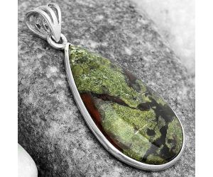 Dragon Blood Stone - South Africa Pendant SDP123035 P-1001, 18x31 mm