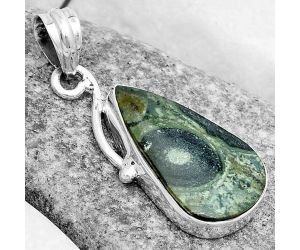 Natural Star Galaxy Jasper Pendant SDP123463 P-1099, 14x24 mm