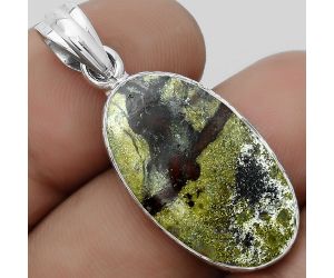 Dragon Blood Stone - South Africa Pendant SDP123530 P-1001, 14x26 mm