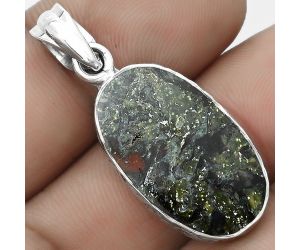 Dragon Blood Stone - South Africa Pendant SDP123537 P-1001, 14x23 mm