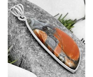 Natural Tabu Jasper Pendant SDP124581 P-1001, 18x39 mm