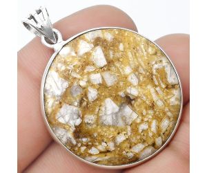 Natural Wild Horse Jasper Pendant SDP124656 P-1001, 29x29 mm