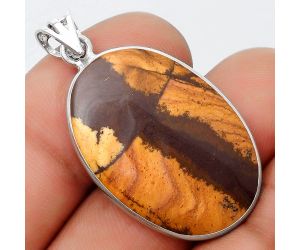 Natural Outback Jasper Pendant SDP124882 P-1001, 20x29 mm