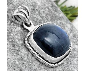 Blue Fire Labradorite - Madagascar Pendant SDP125315 P-1056, 14x14 mm