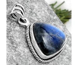 Blue Fire Labradorite - Madagascar Pendant SDP125321 P-1056, 15x15 mm