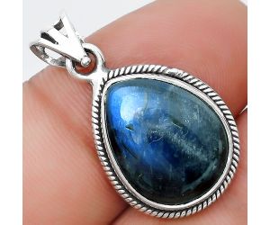 Blue Fire Labradorite - Madagascar Pendant SDP125326 P-1056, 13x16 mm