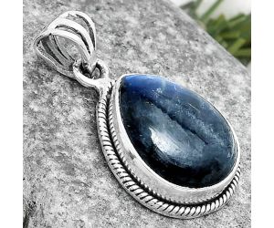 Blue Fire Labradorite - Madagascar Pendant SDP125326 P-1056, 13x16 mm