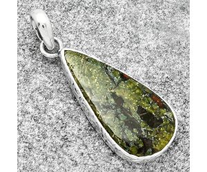 Dragon Blood Stone - South Africa Pendant SDP125422 P-1001, 13x27 mm