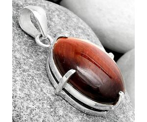 Natural Red Tiger Eye Pendant SDP126155 P-1013, 16x23 mm