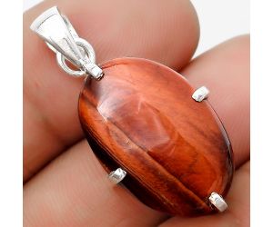 Natural Red Tiger Eye Pendant SDP126161 P-1013, 16x23 mm