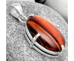 Natural Red Tiger Eye Pendant SDP126161 P-1013, 16x23 mm