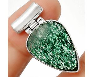 Natural Green Aventurine Pendant SDP126689 P-1621, 16x22 mm