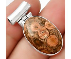 Natural Poppy Jasper Pendant SDP126700 P-1621, 14x22 mm