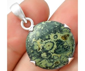 Natural Star Galaxy Jasper Pendant SDP127455 P-1548, 20x20 mm