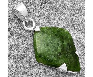 Natural Green Fuchsite Pendant SDP127459 P-1548, 19x24 mm