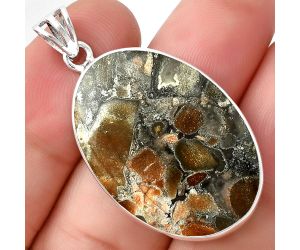 Natural Tabu Jasper Pendant SDP128364 P-1001, 22x31 mm