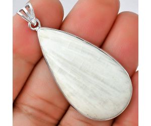 Natural Scolecite - India Pendant SDP128395 P-1001, 21x39 mm