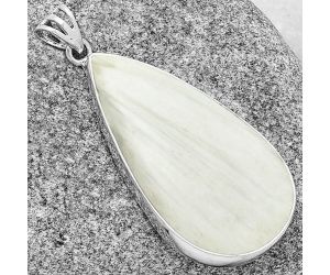 Natural Scolecite - India Pendant SDP128395 P-1001, 21x39 mm