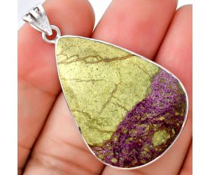 Natural Purpurite - South Africa Pendant SDP128650 P-1001, 25x36 mm