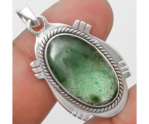 Natural Green Aventurine Pendant SDP129025 P-1463, 13x22 mm