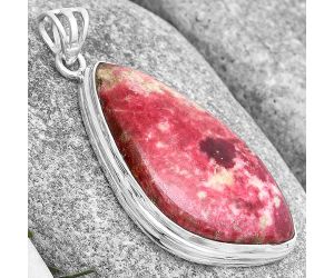 Natural Pink Thulite - Norway Pendant SDP129725 P-1050, 18x34 mm