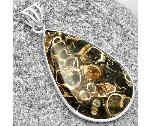 Natural Turtella Jasper - USA Pendant SDP129802 P-1001, 21x35 mm