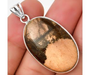 Natural Outback Jasper Pendant SDP129809 P-1001, 19x31 mm