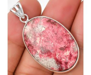 Natural Pink Thulite - Norway Pendant SDP129860 P-1001, 21x31 mm