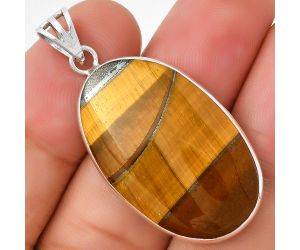 Natural Tiger Eye - Africa Pendant SDP129863 P-1001, 19x31 mm