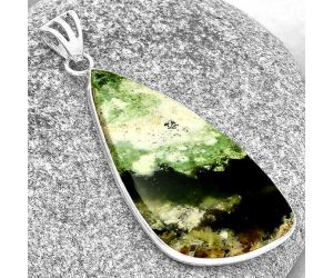 Natural Chrome Chalcedony Pendant SDP129958 P-1001, 19x39 mm