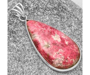 Natural Pink Thulite - Norway Pendant SDP130135 P-1001, 18x35 mm