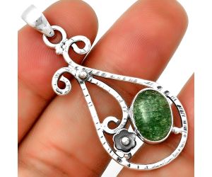 Natural Green Aventurine Pendant SDP131876 P-1714, 9x12 mm