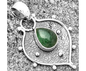 Natural Green Aventurine Pendant SDP132458 P-1403, 7x9 mm