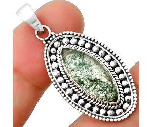 Natural Green Aventurine Pendant SDP132620 P-1578, 8x20 mm