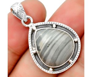 Natural Picasso Jasper Pendant SDP132656 P-1495, 16x18 mm