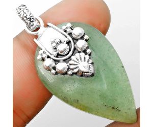 Natural Green Aventurine Pendant SDP134513 P-1313, 22x35 mm