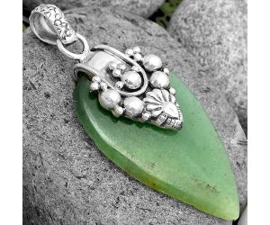 Natural Green Aventurine Pendant SDP134513 P-1313, 22x35 mm