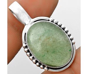 Natural Green Aventurine Pendant SDP134710 P-1326, 15x20 mm