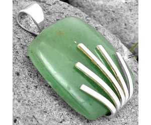 Natural Green Aventurine Pendant SDP135519 P-1559, 24x27 mm