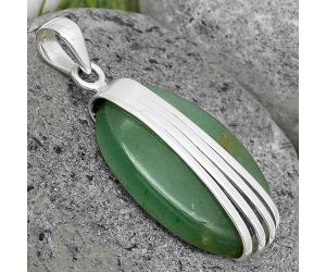 Natural Green Aventurine Pendant SDP136041 P-1302, 19x28 mm