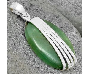 Natural Green Aventurine Pendant SDP136063 P-1302, 19x27 mm