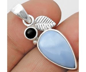 Natural Owyhee Opal & Black Onyx Pendant SDP136295 P-1652, 11x19 mm