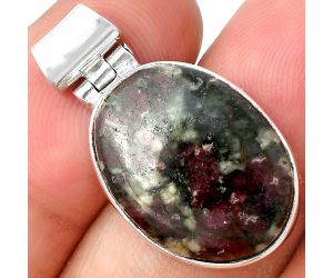 Russian Eudialyte Pendant SDP137152 P-1621, 15x20 mm