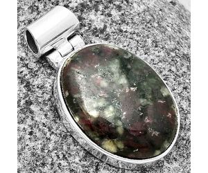 Russian Eudialyte Pendant SDP137152 P-1621, 15x20 mm